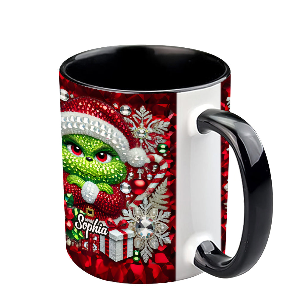 Merry Grinchmas - Personalized Stole Christmas Accent Mug
