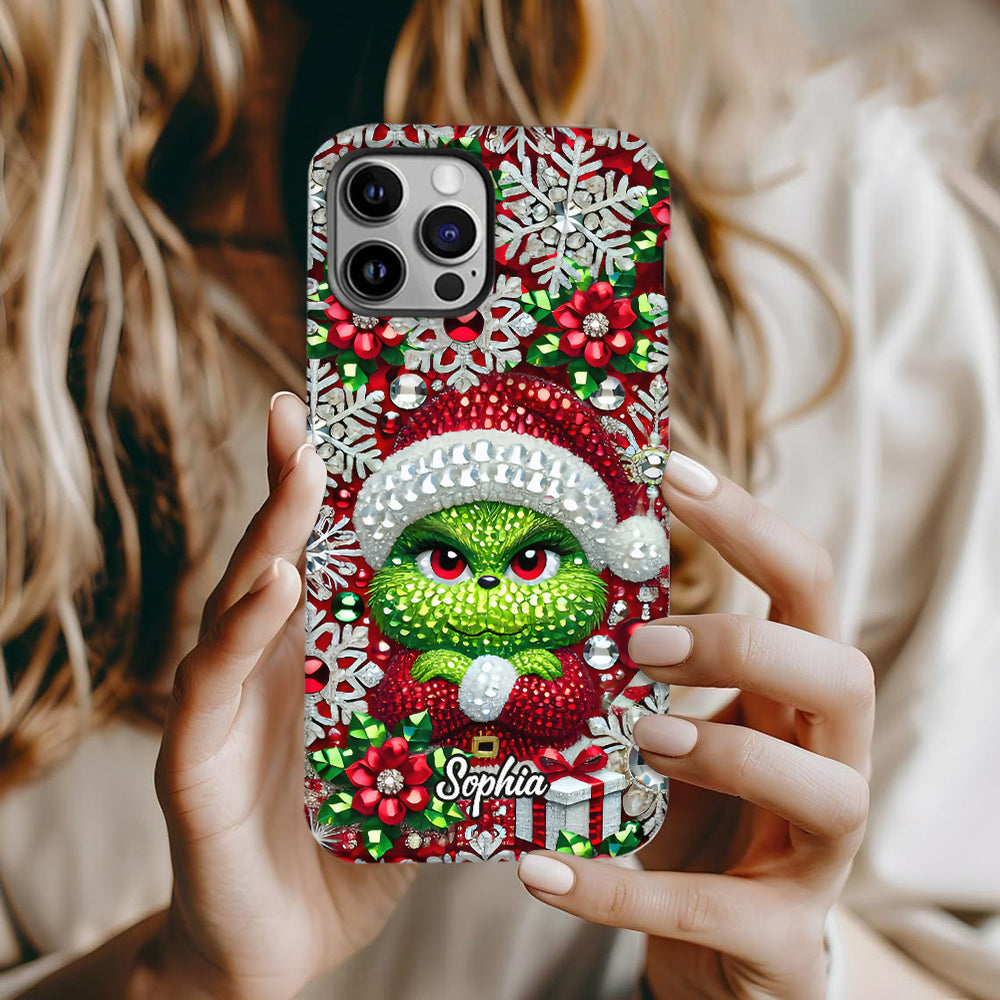 Merry Grinchmas - Personalized Stole Christmas Full Print Phone Case
