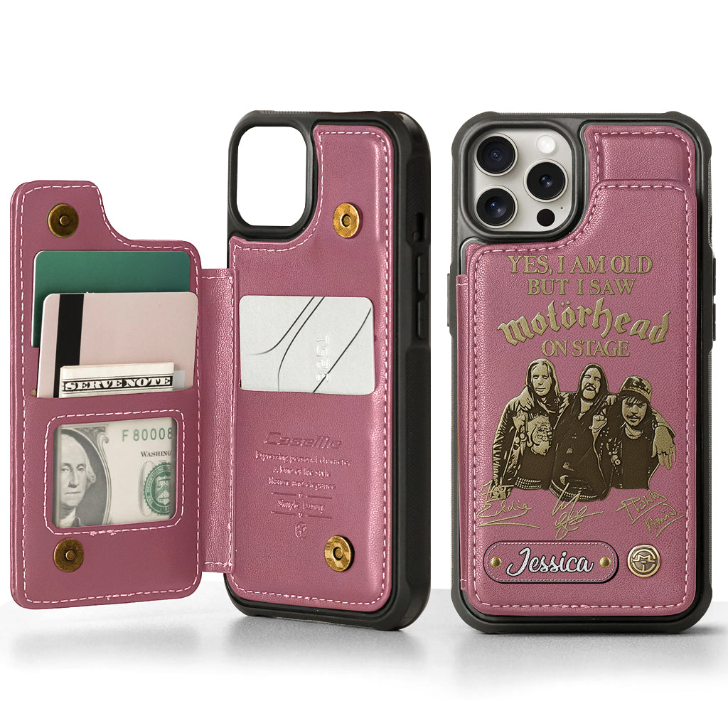 Motorhead on Stage - Personalized Music Band Wallet Phone Case
