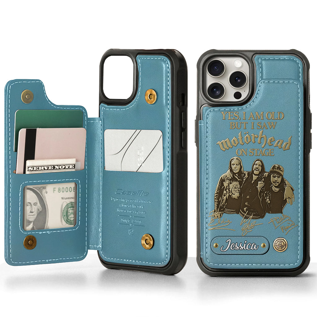 Motorhead on Stage - Personalized Music Band Wallet Phone Case