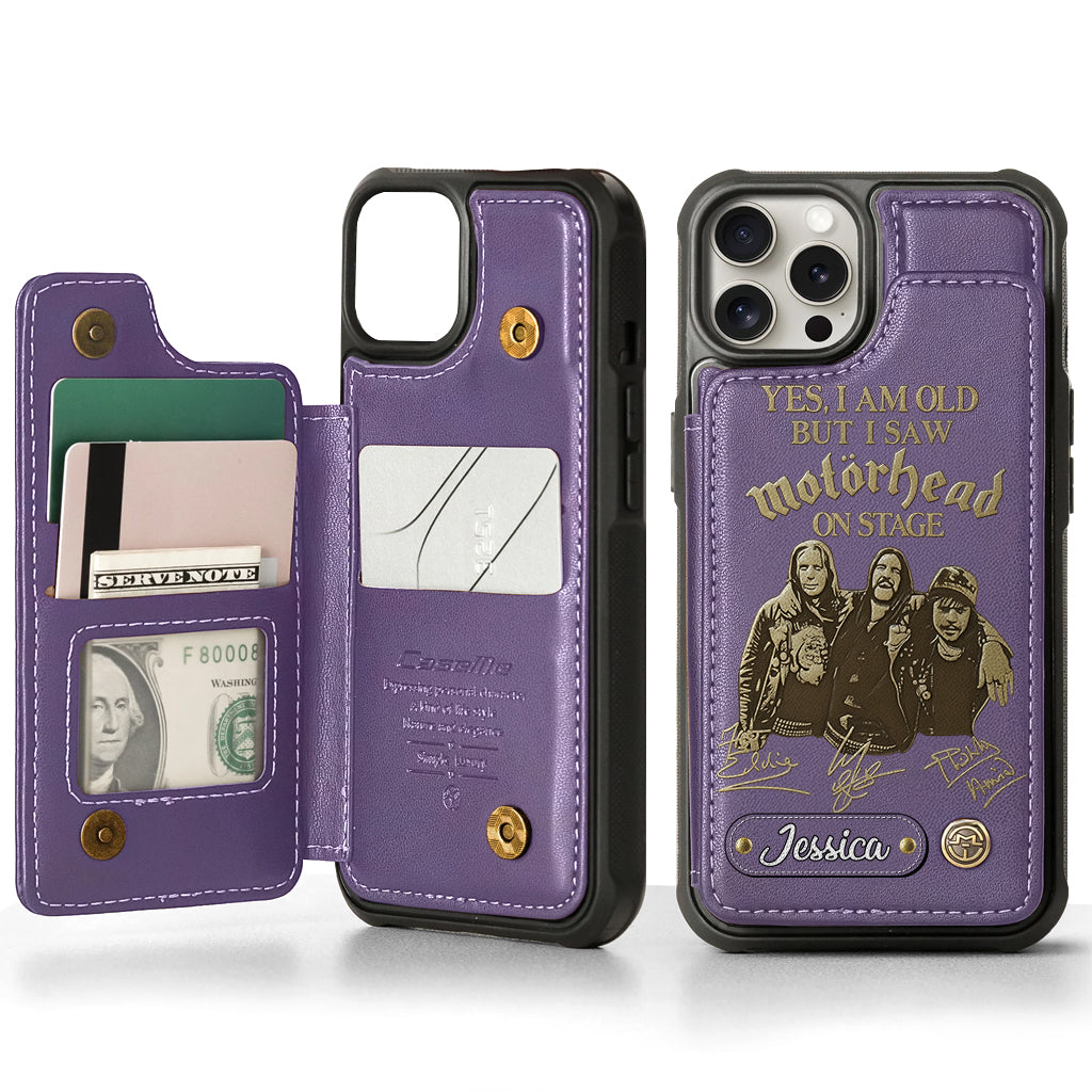 Motorhead on Stage - Personalized Music Band Wallet Phone Case