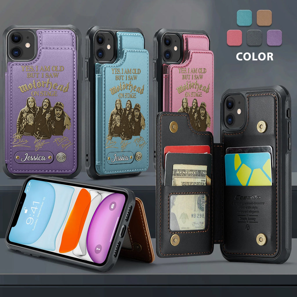 Motorhead on Stage - Personalized Music Band Wallet Phone Case