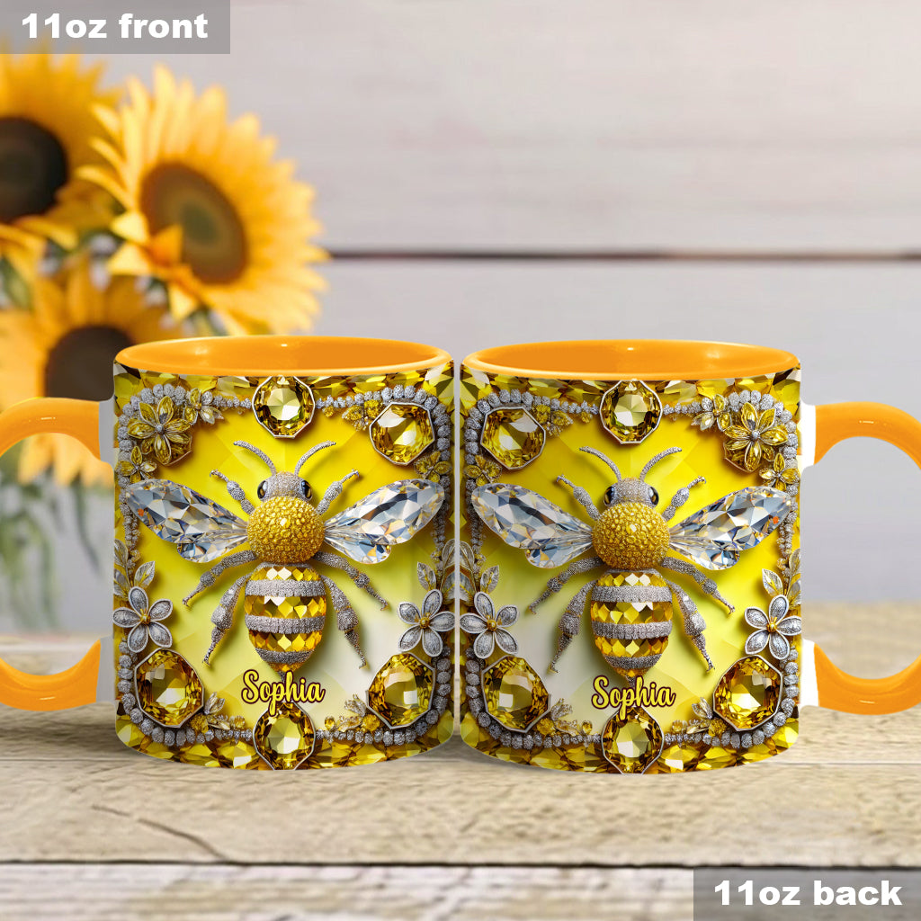 Beautiful Creatures - Personalized Butterfly Accent Mug