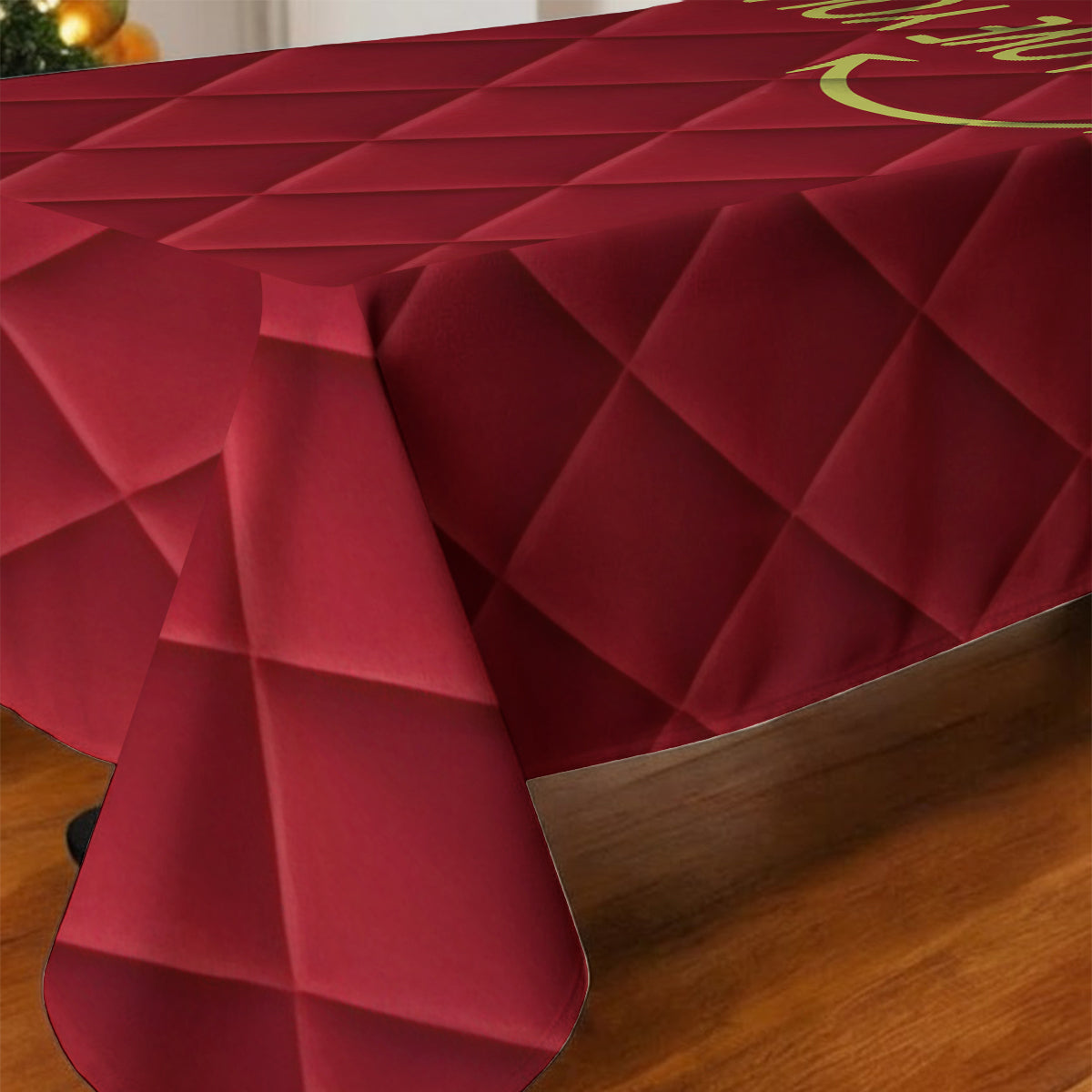 Je t'aime - Nappe de Noël personnalisée avec étole
