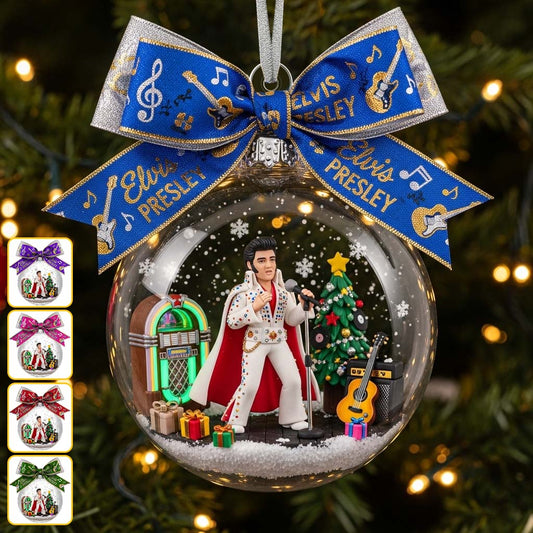 The King Of Rock N' Roll - Personalized King of Rock and Roll Ornament