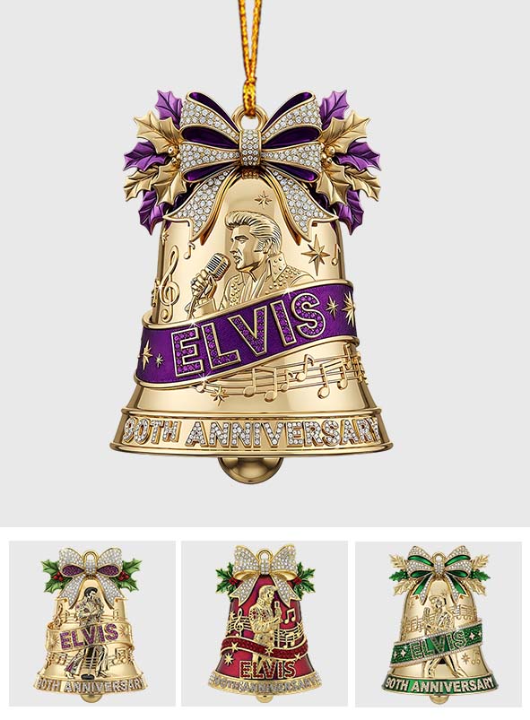 Ornement personnalisé King of Rock and Roll pour le 90e anniversaire du Roi du Rock 'n' Roll