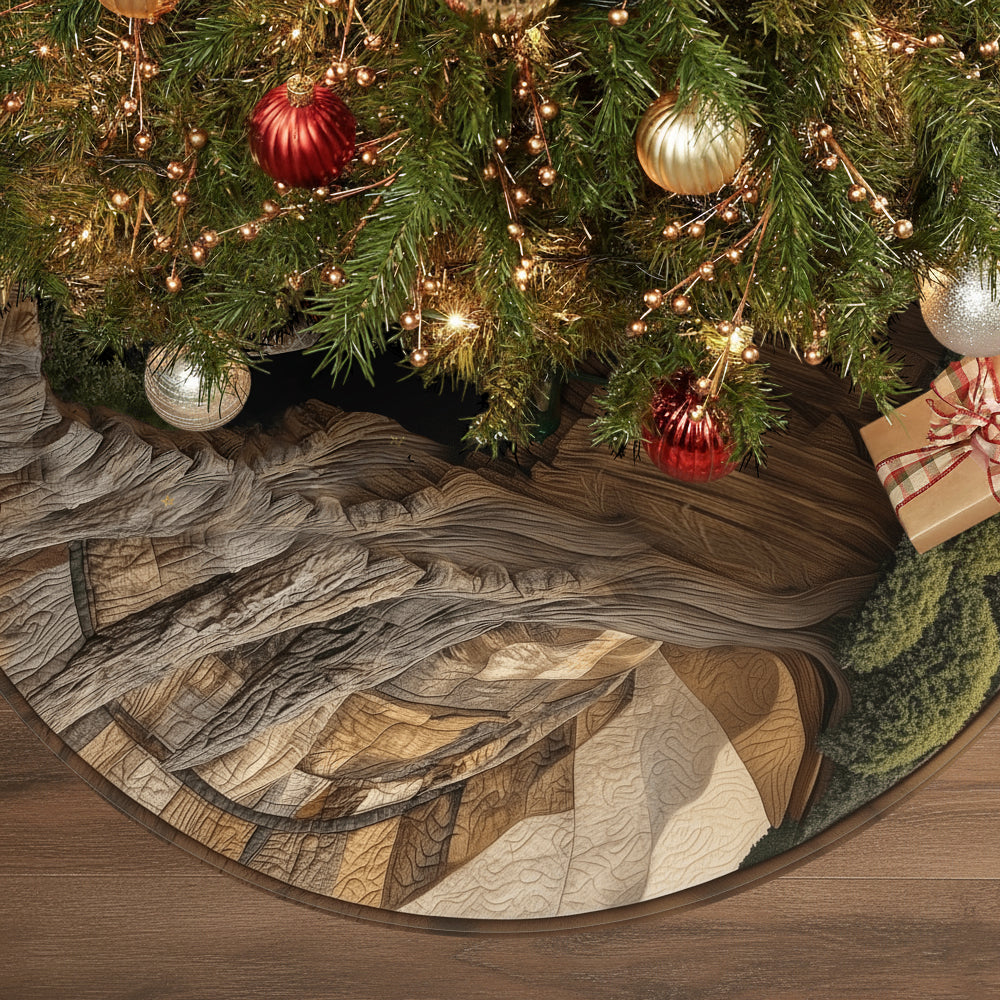 Clochettes et cartouches de fusil - Jupe de sapin de Noël personnalisée en forme d'étole