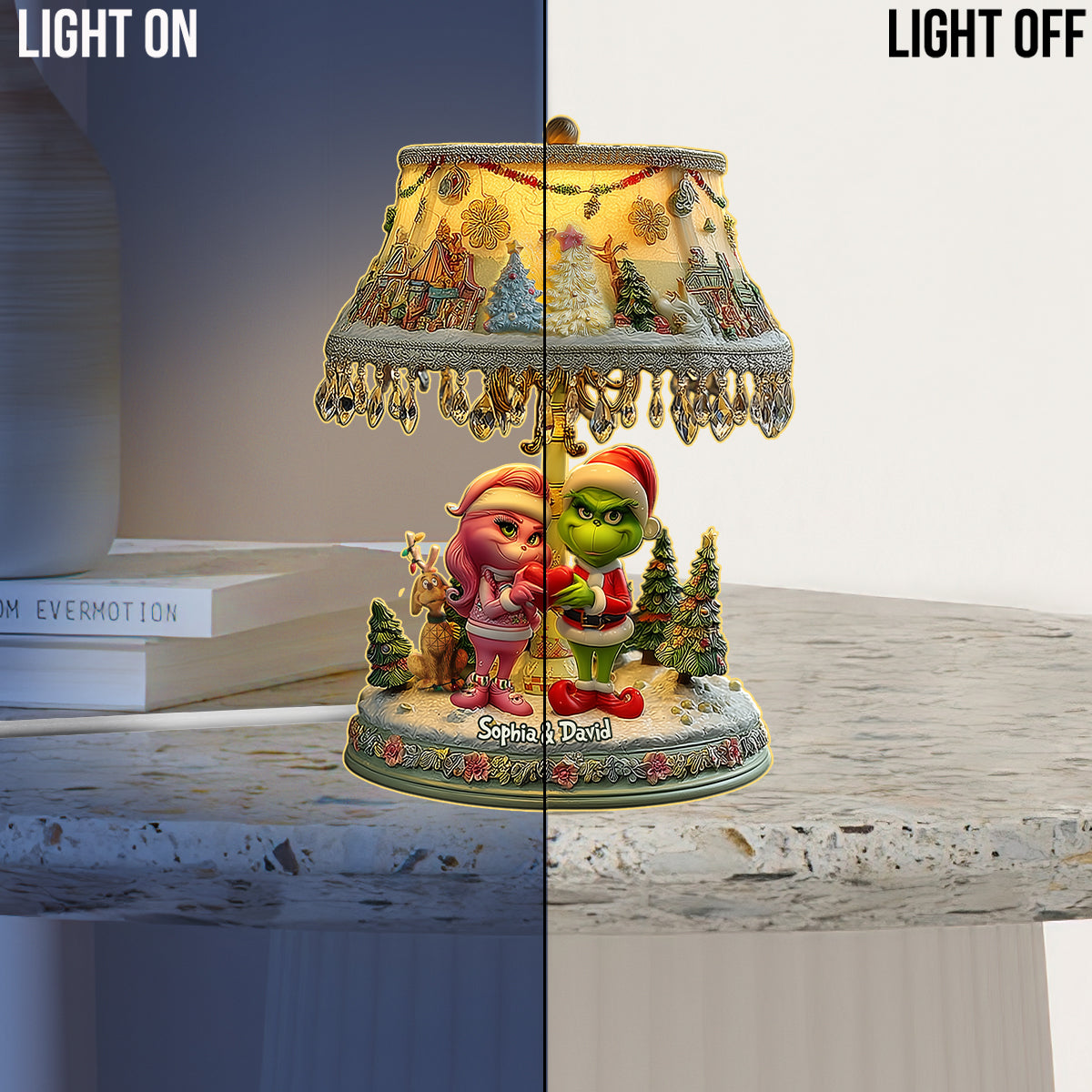 You & Me We Got This - Personalized Stole Christmas Acrylic LED Night Light