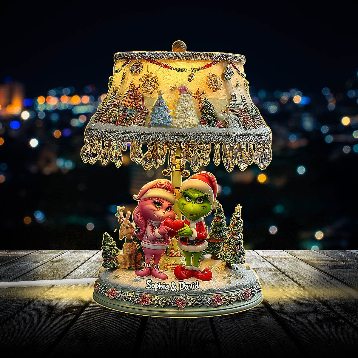 You & Me We Got This - Personalized Stole Christmas Acrylic LED Night Light