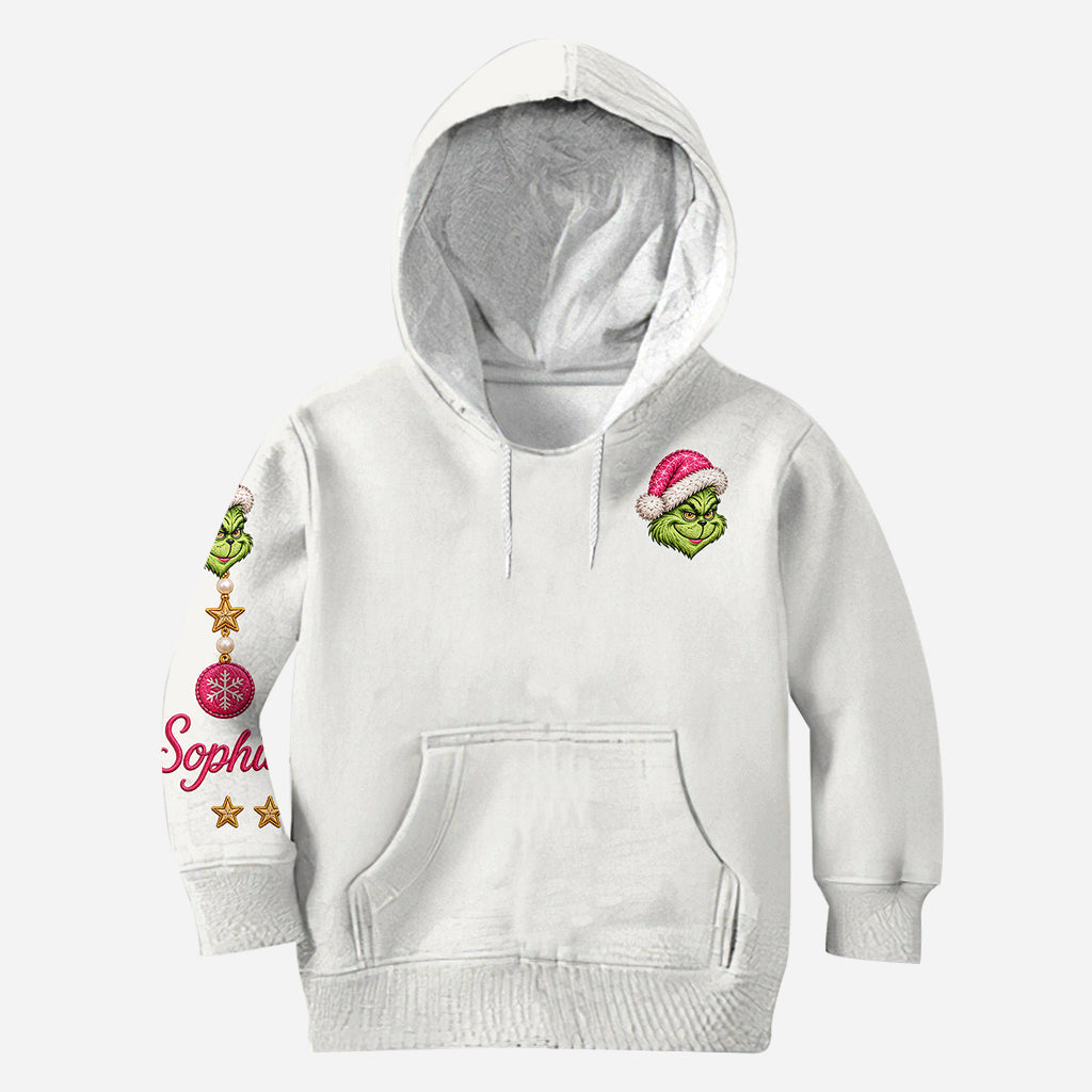 Merry Grinchmas - Personalized Stole Christmas Hoodie and Leggings