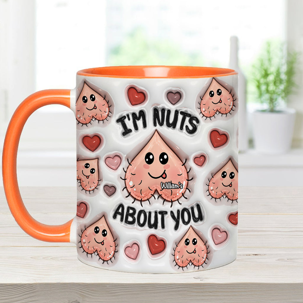 Je suis fou/folle de toi - Mug personnalisé pour couple