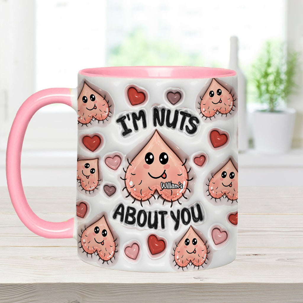 Je suis fou/folle de toi - Mug personnalisé pour couple