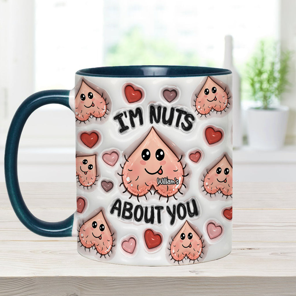 Je suis fou/folle de toi - Mug personnalisé pour couple