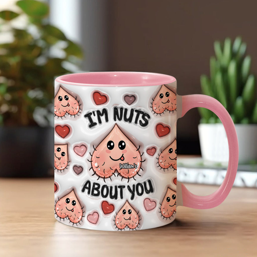 Je suis fou/folle de toi - Mug personnalisé pour couple