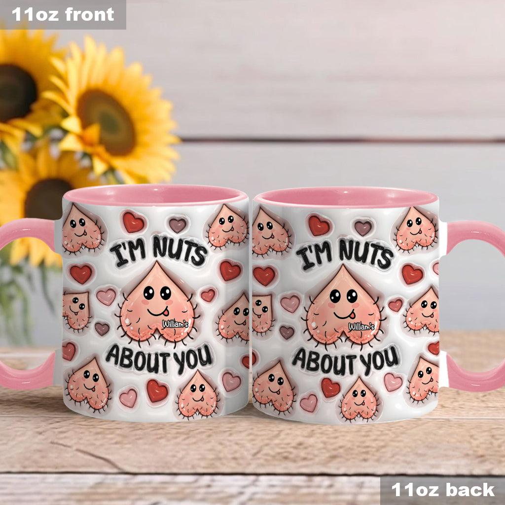 Je suis fou/folle de toi - Mug personnalisé pour couple
