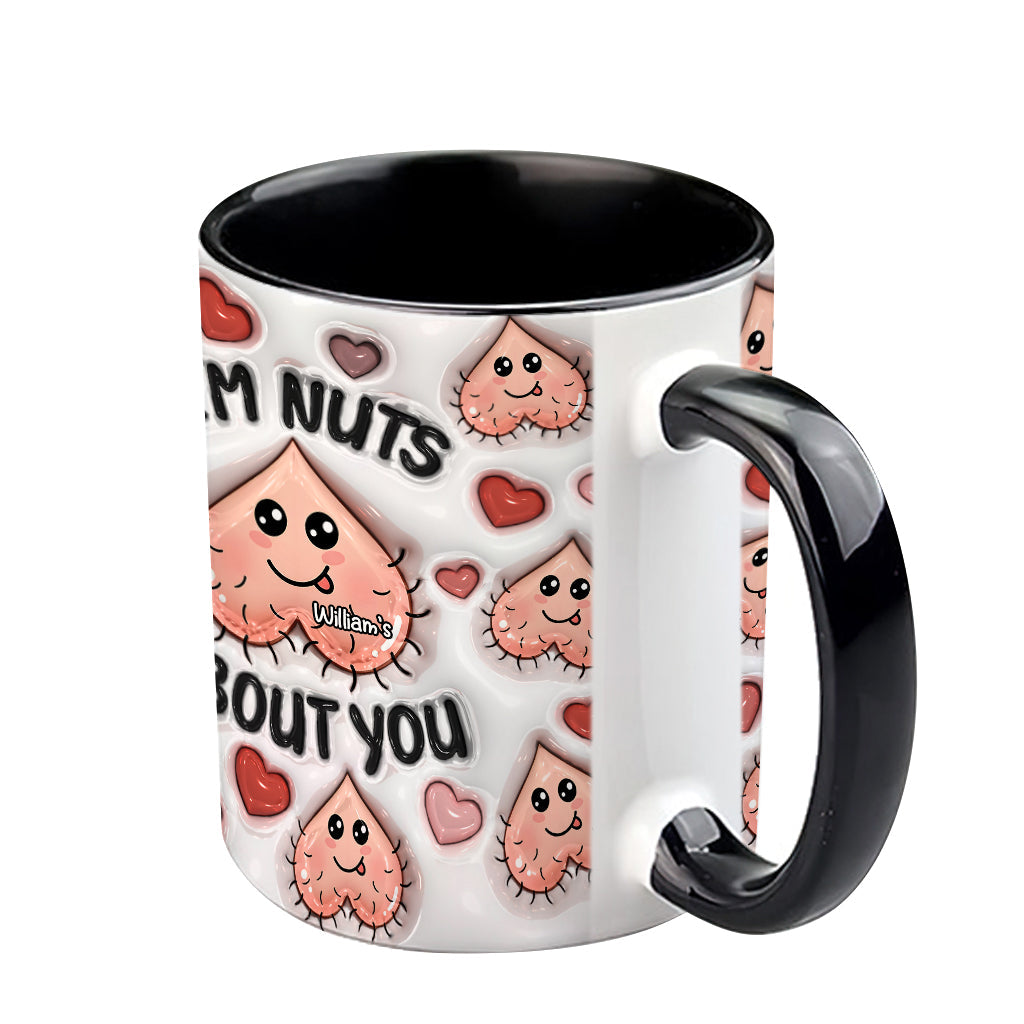Je suis fou/folle de toi - Mug personnalisé pour couple