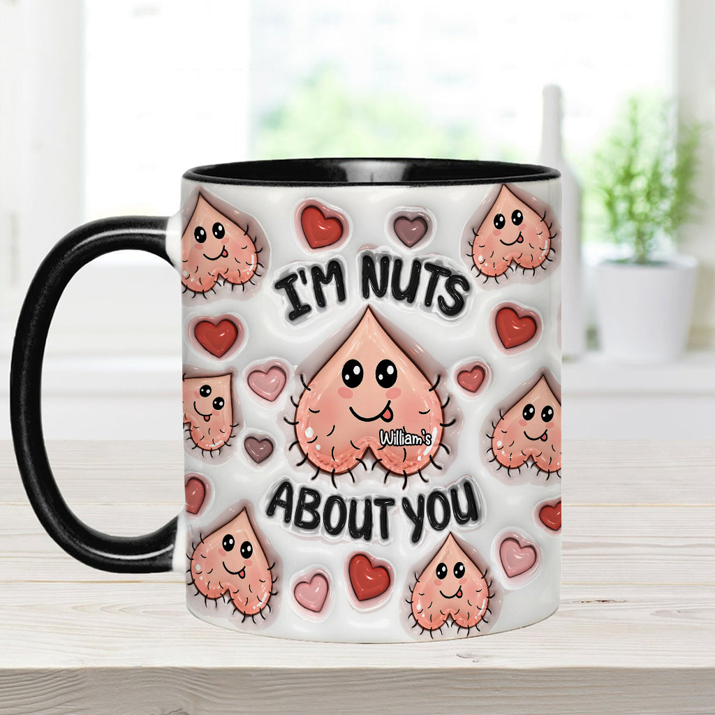 Je suis fou/folle de toi - Mug personnalisé pour couple