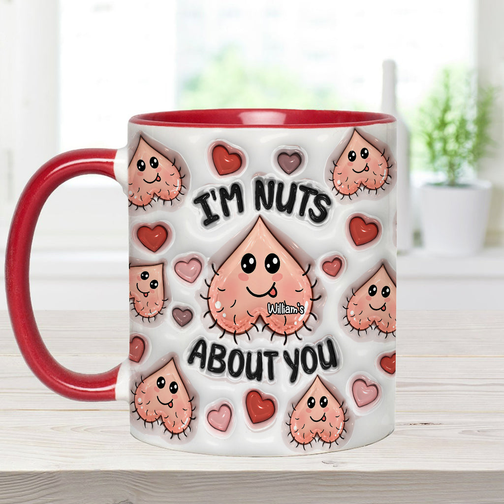 Je suis fou/folle de toi - Mug personnalisé pour couple