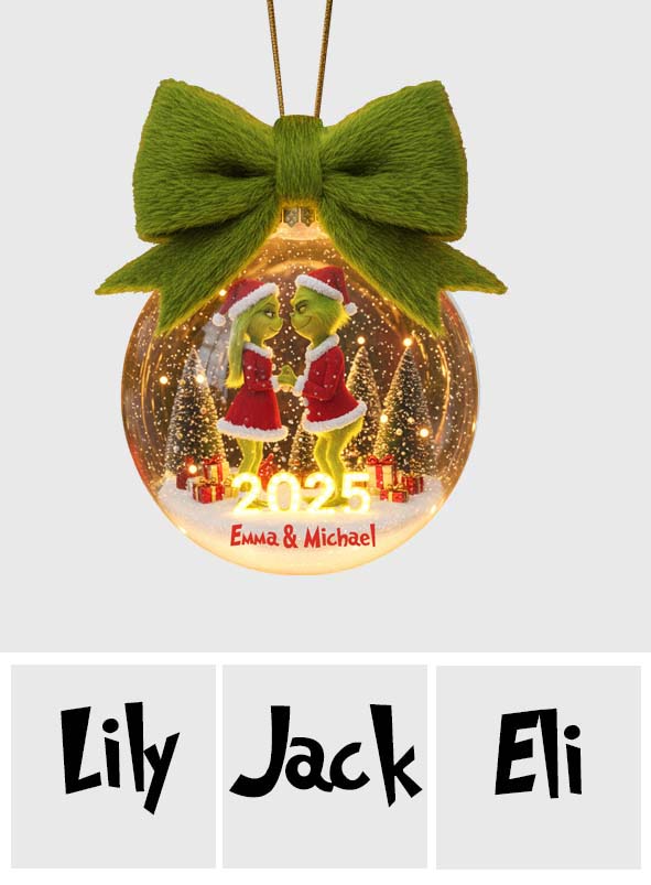 You & Me We Got This - Personalized Stole Christmas LED Light Ornament