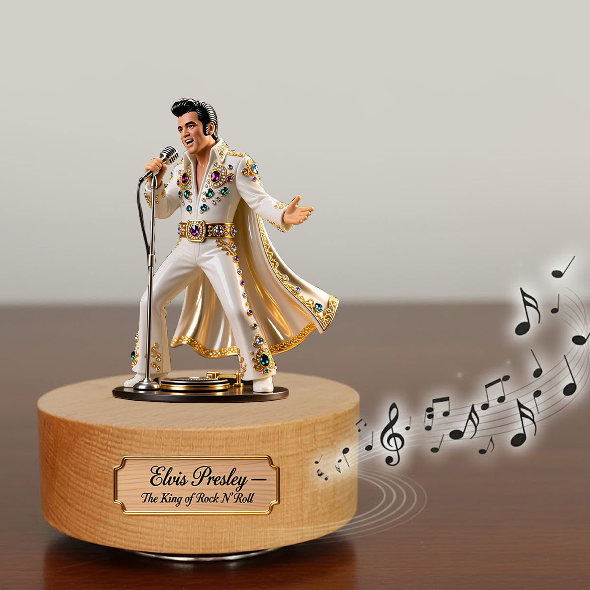 Can't Help Falling In Love - King of Rock and Roll Rotating Music Plaque