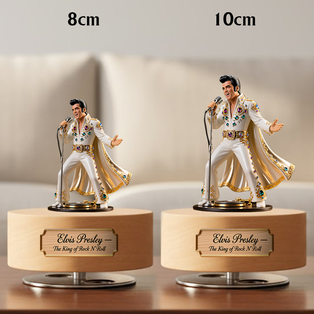 Can't Help Falling In Love - King of Rock and Roll Rotating Music Plaque