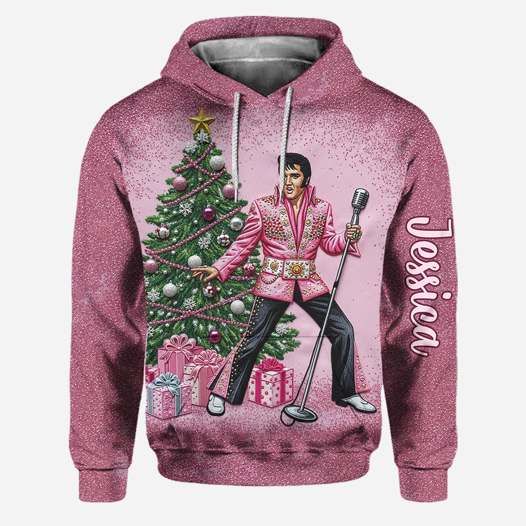 Magic Pink - Personalized King of Rock and Roll Hoodie and Leggings