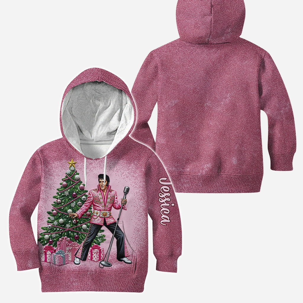 Magic Pink - Personalized King of Rock and Roll Hoodie and Leggings