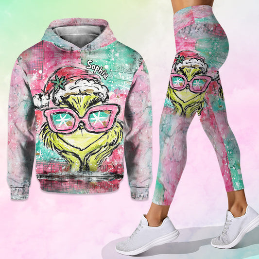 Merry Christmas - Personalized Stole Christmas Hoodie and Leggings