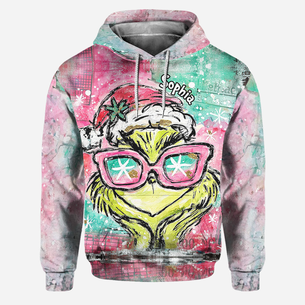 Merry Christmas - Personalized Stole Christmas Hoodie and Leggings