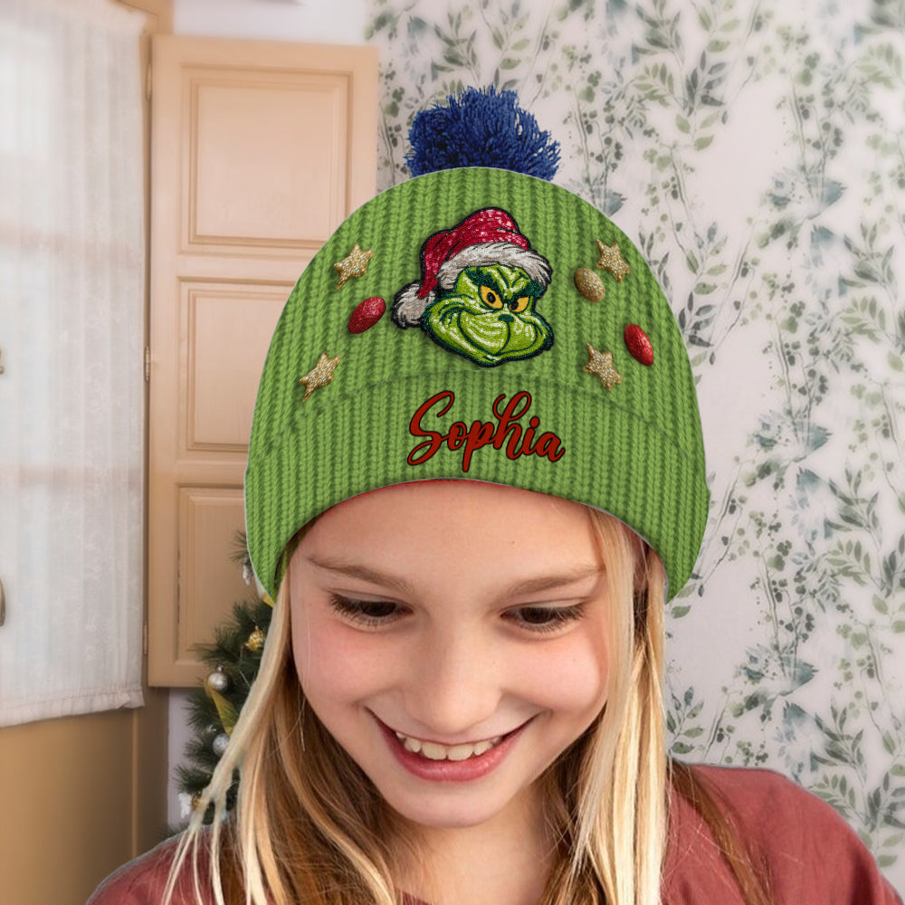 Ew People - Bonnet de Noël personnalisé avec étole