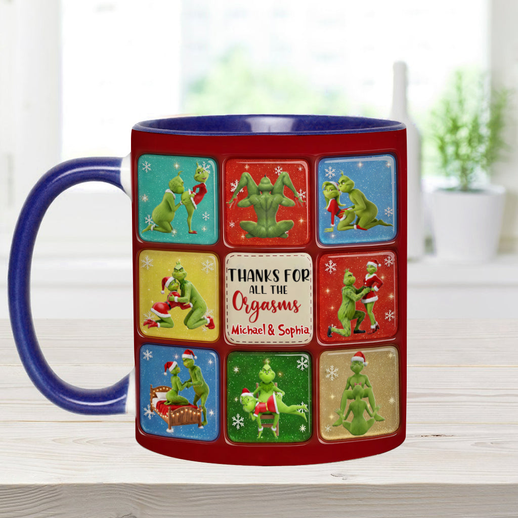 Merry Grinchmas - Personalized Stole Christmas Accent Mug