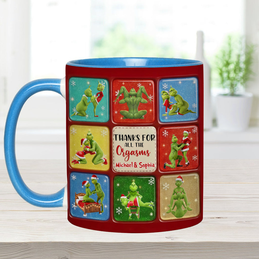 Merry Grinchmas - Personalized Stole Christmas Accent Mug