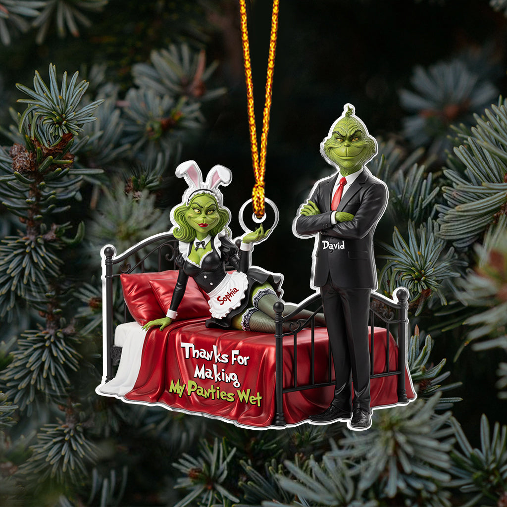 Cadeau de Noël pour couples - Étole personnalisée - Ornement de Noël