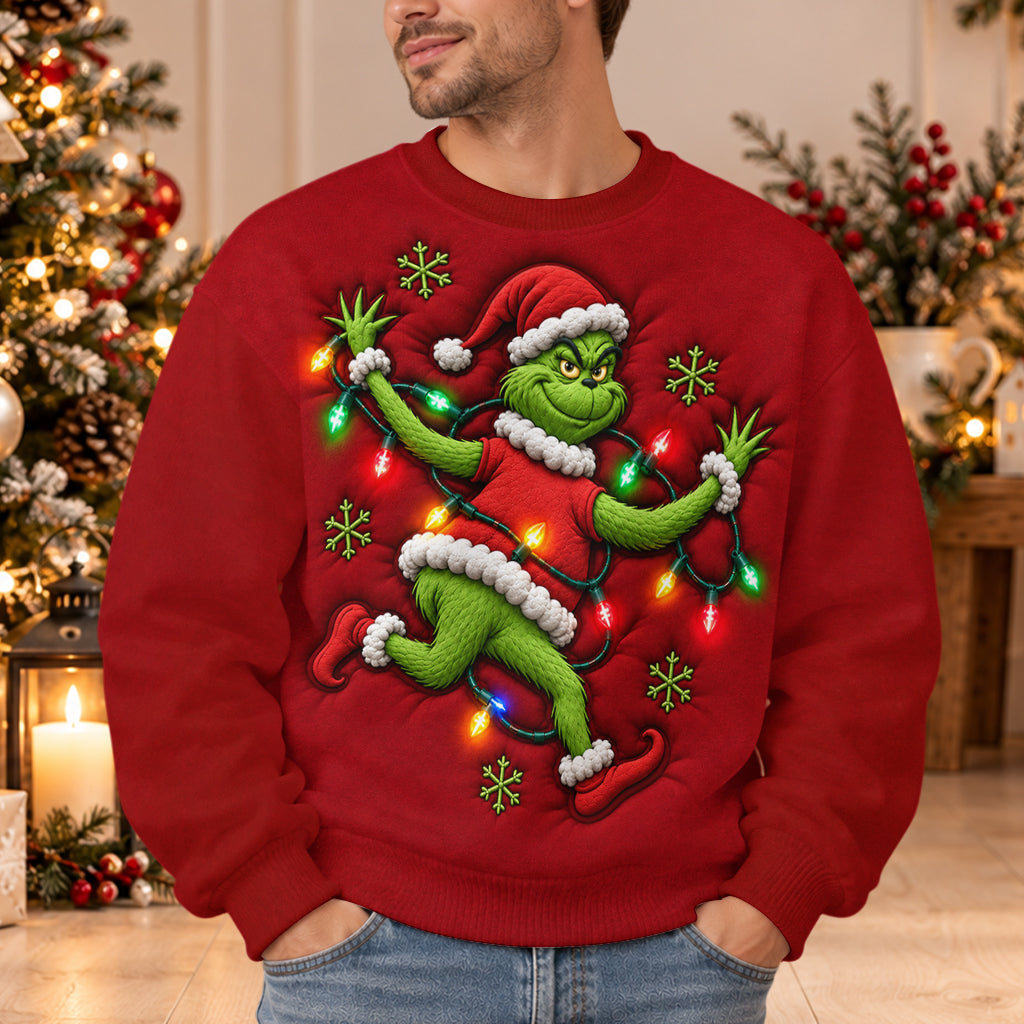 My Favorite - Personalized Stole Christmas Light Up Sweater