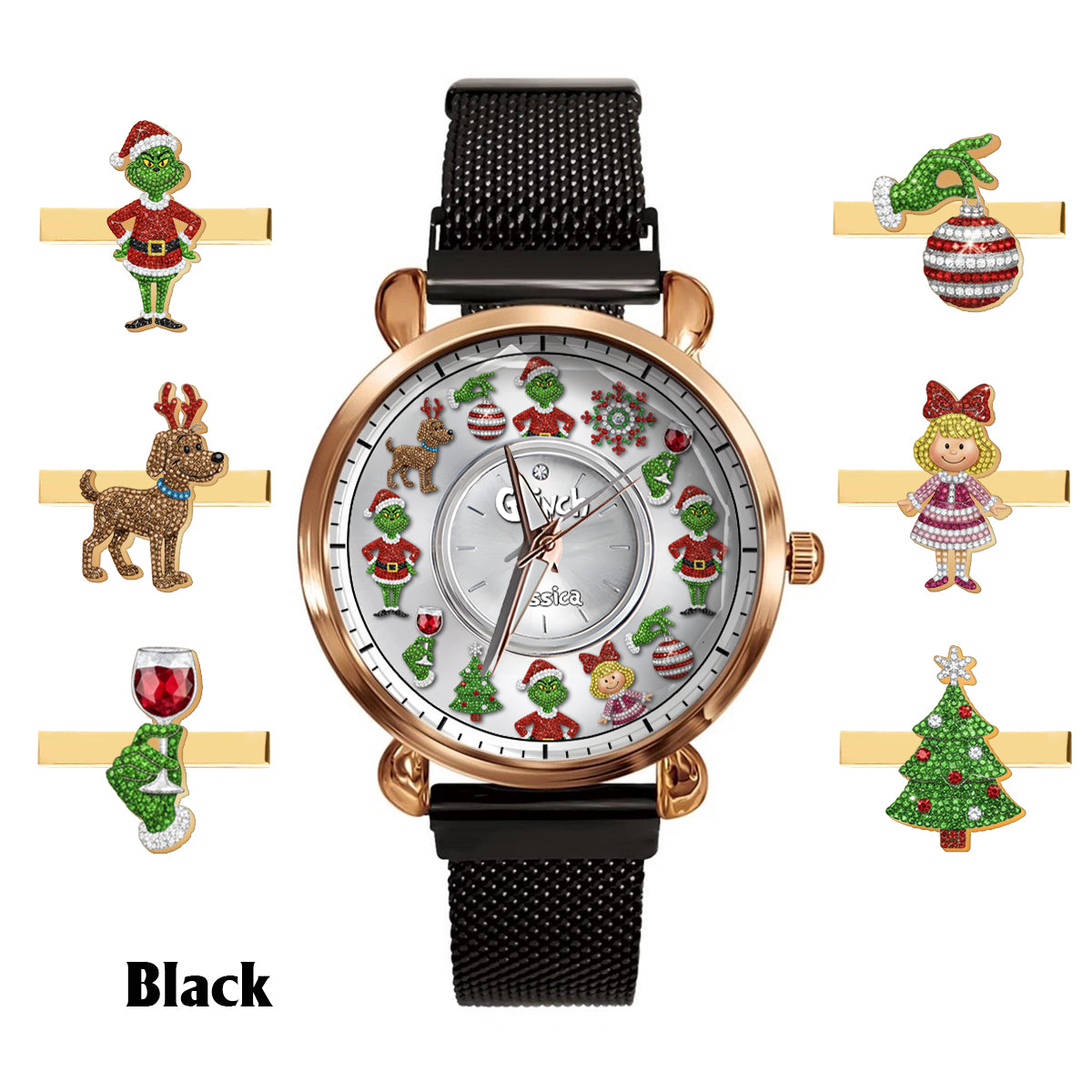 Merry Christmas - Personalized Stole Christmas Women Hand Watch