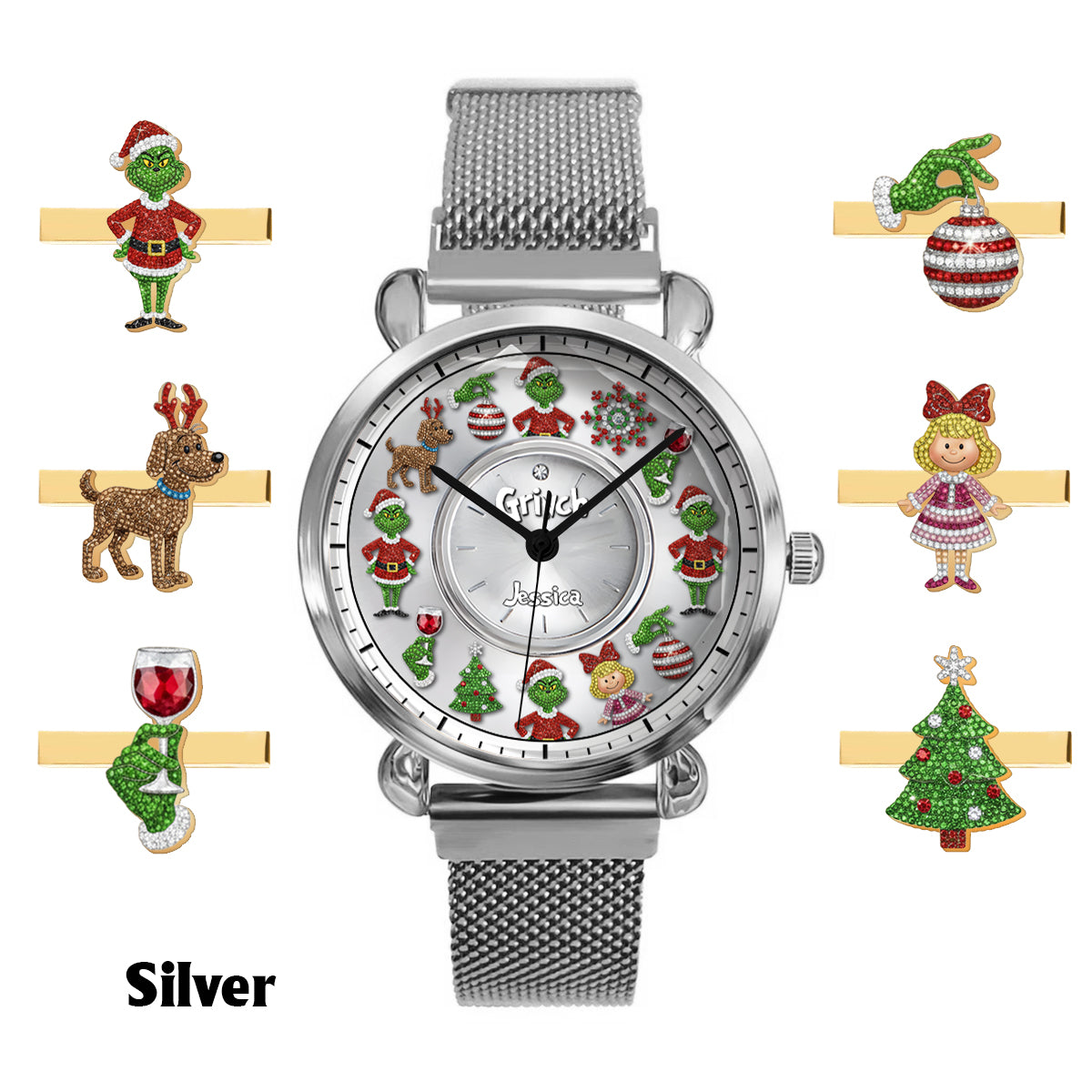 Merry Christmas - Personalized Stole Christmas Women Hand Watch