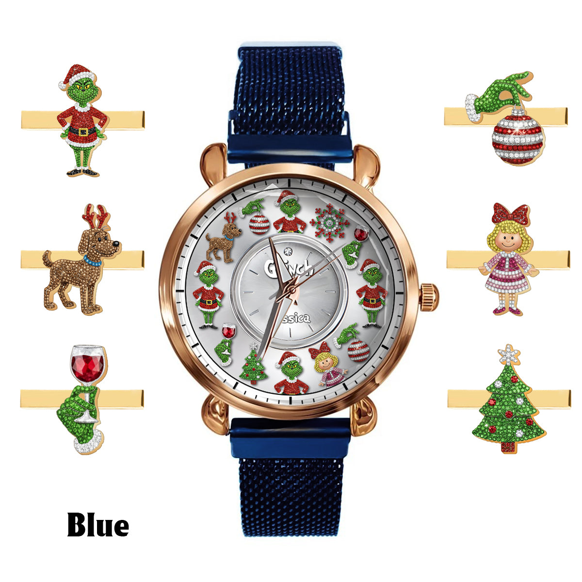 Merry Christmas - Personalized Stole Christmas Women Hand Watch