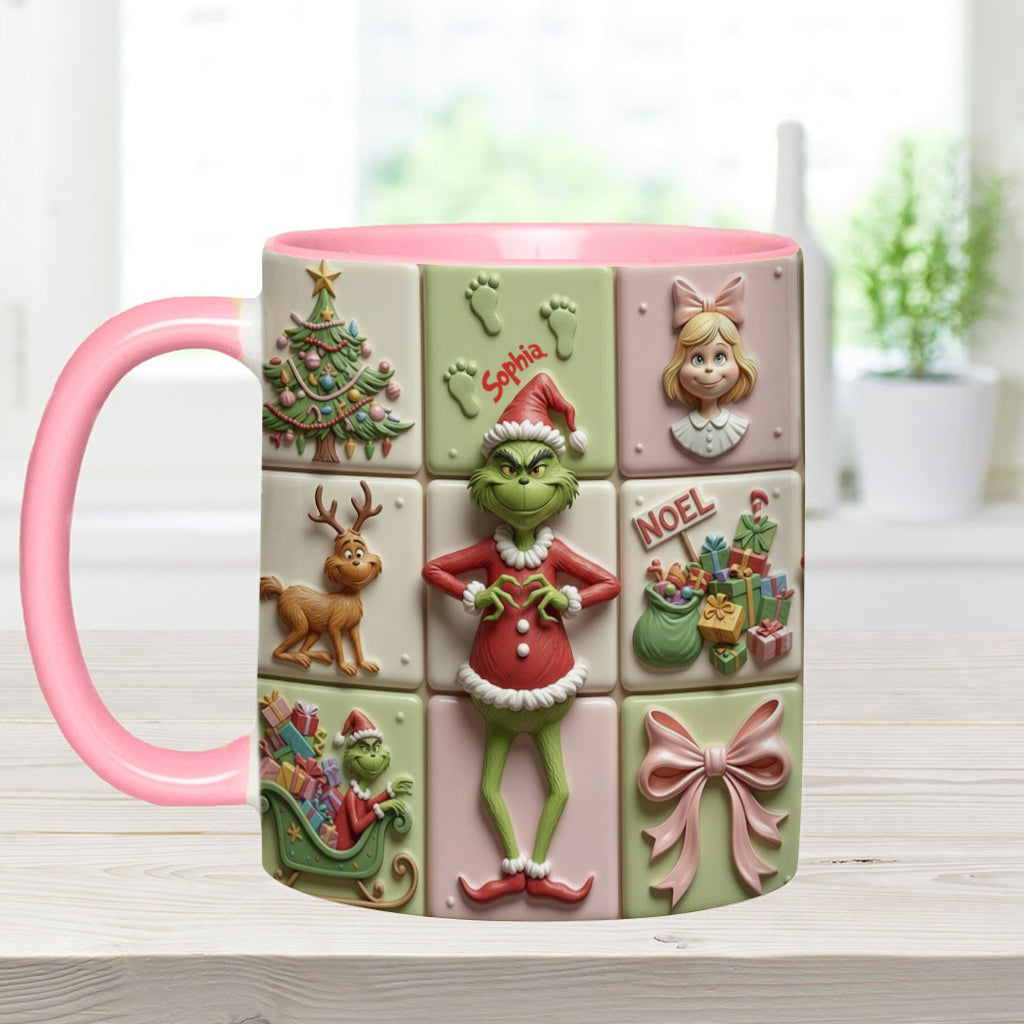 Joyeux Noël - Mug personnalisé avec étole de Noël