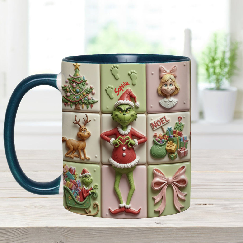 Joyeux Noël - Mug personnalisé avec étole de Noël