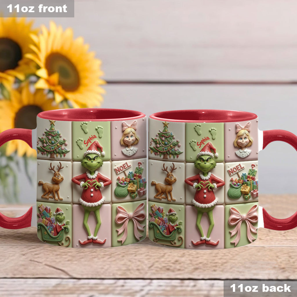 Joyeux Noël - Mug personnalisé avec étole de Noël