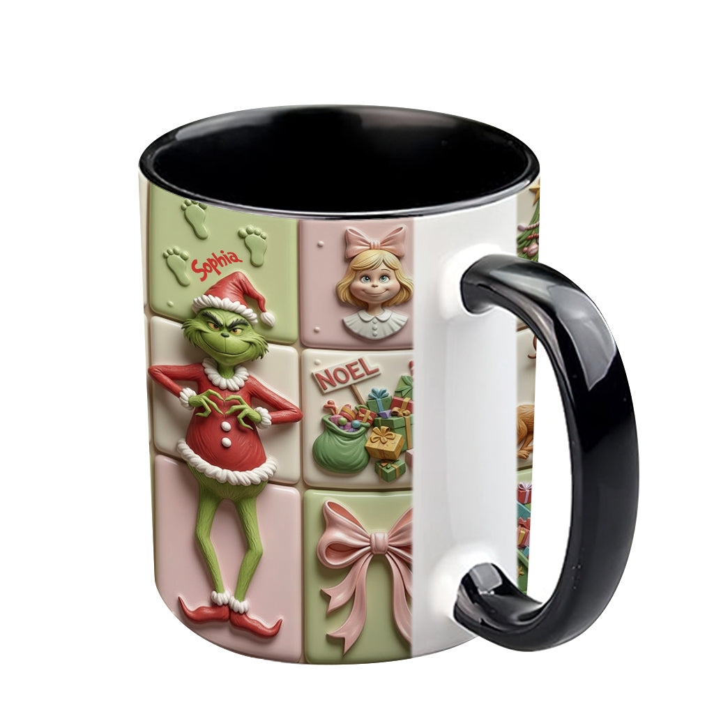 Joyeux Noël - Mug personnalisé avec étole de Noël