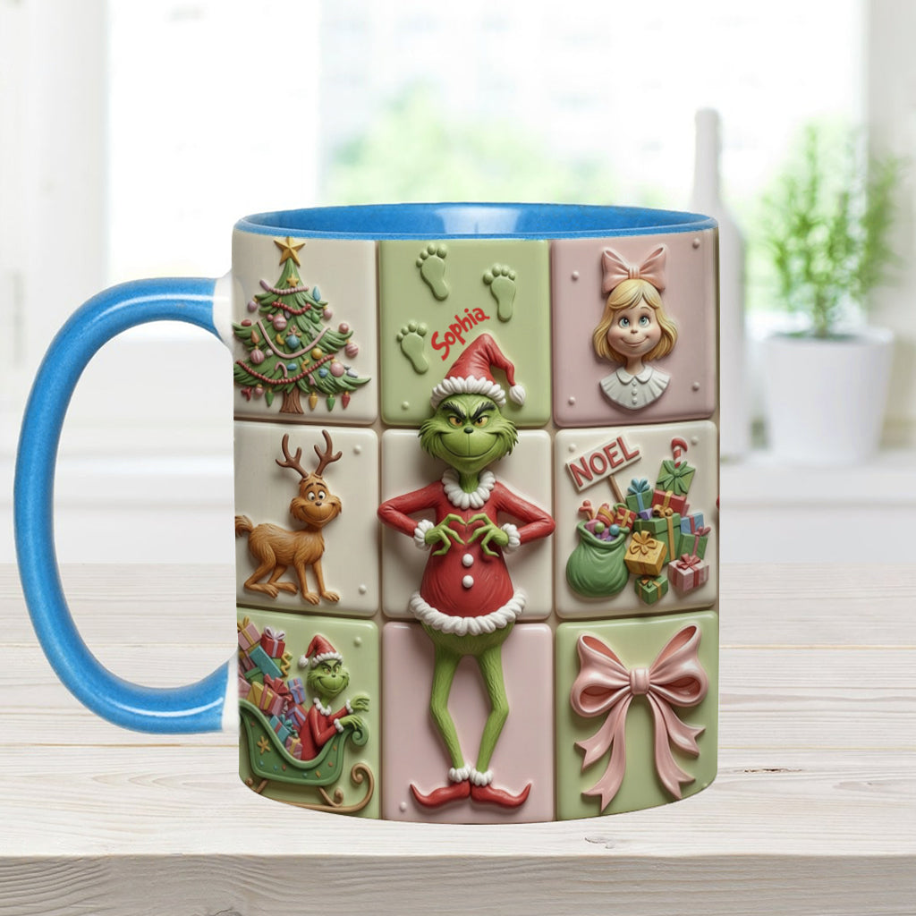Joyeux Noël - Mug personnalisé avec étole de Noël