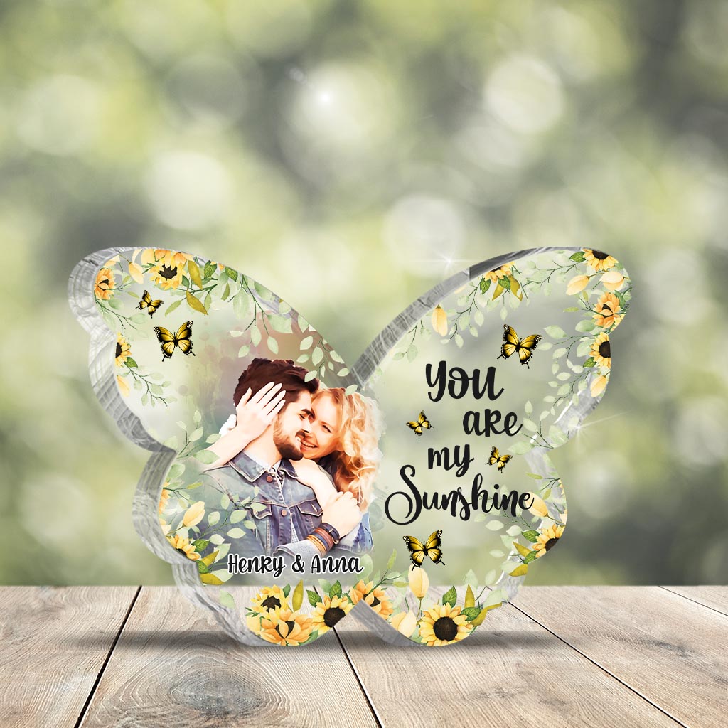 Tu es mon rayon de soleil - Plaque acrylique personnalisée pour maman