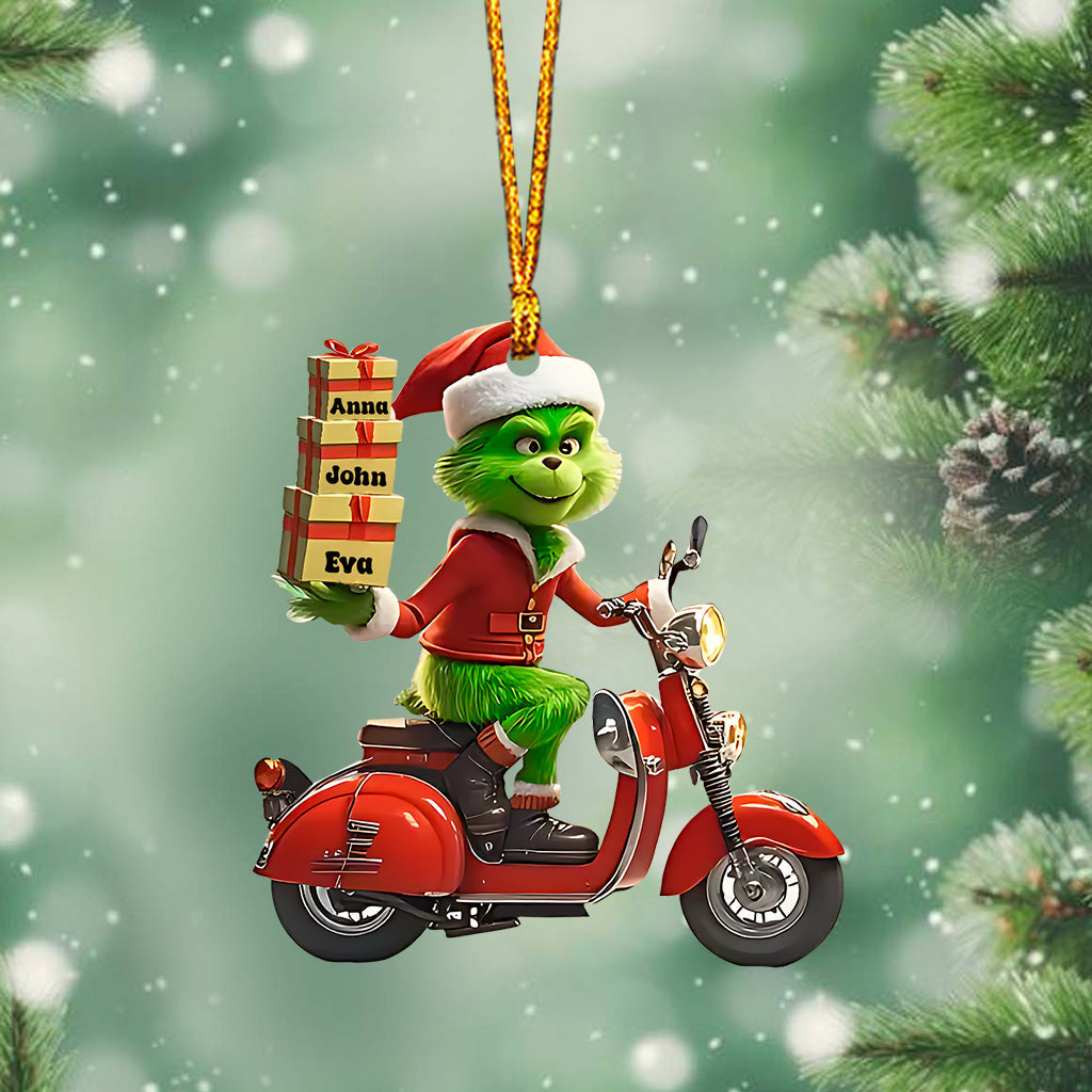 Joyeux Grinchmas - Étole de Noël personnalisée