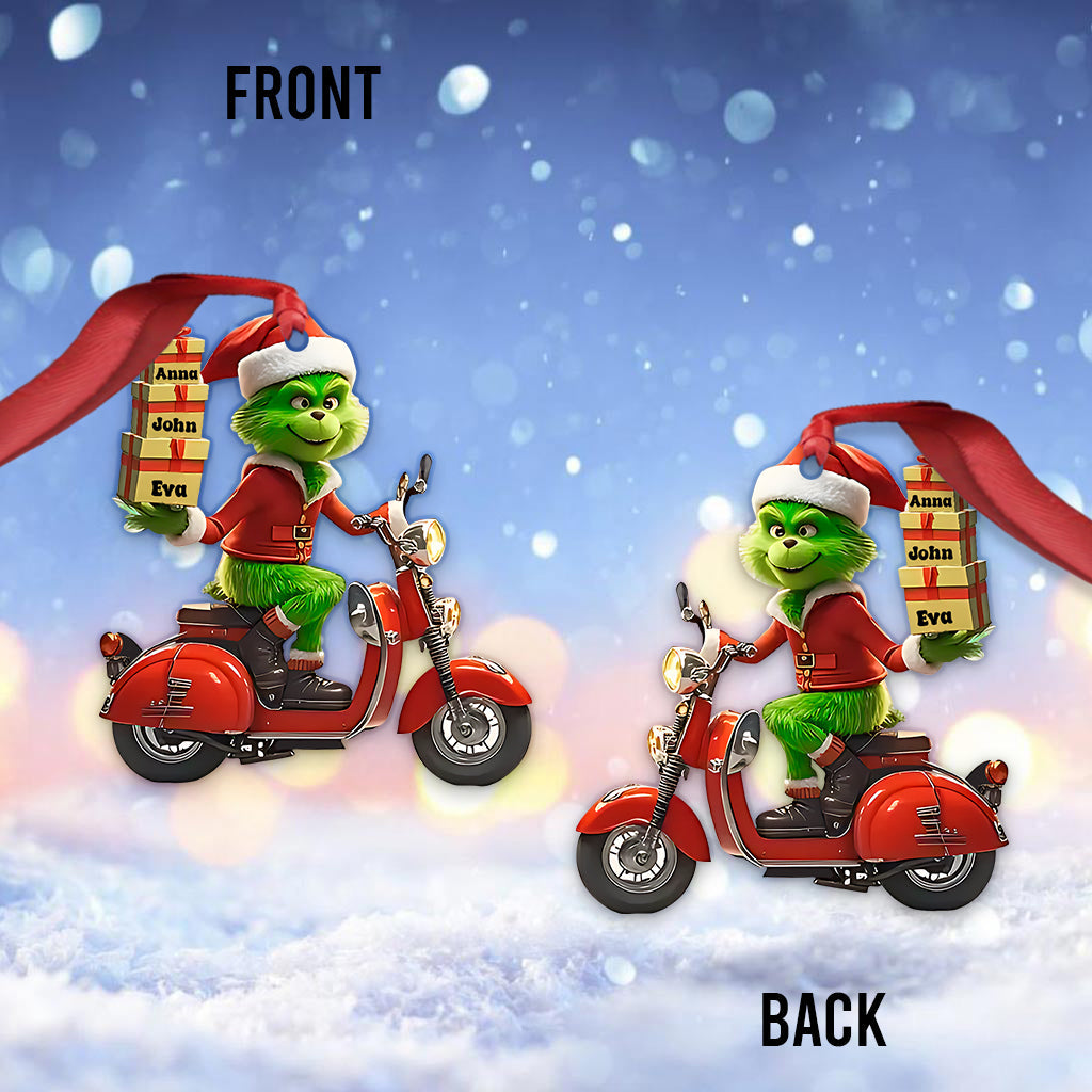 Joyeux Grinchmas - Étole de Noël personnalisée