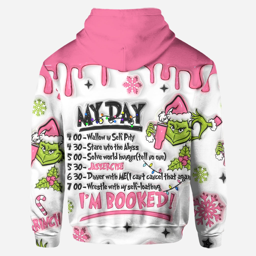 Je suis réservé(e) - Sweat à capuche et legging personnalisés « Étole de Noël »