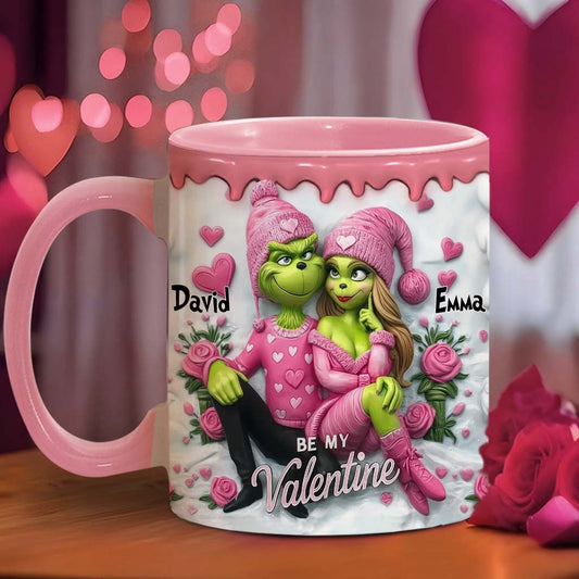 Sois ma/mon Valentin(e) - Mug personnalisé avec étole et décoration de Noël