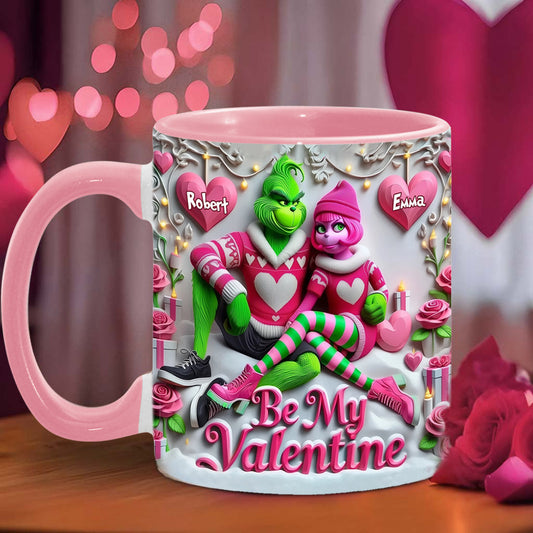 Sois ma/mon Valentin(e) - Mug personnalisé avec étole et décoration de Noël