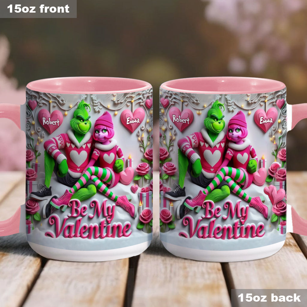 Be My Valentine - Personalized Stole Christmas Accent Mug