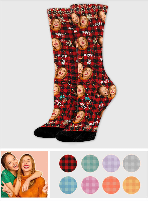 Chaussettes BFF - Chaussettes personnalisées pour meilleures amies